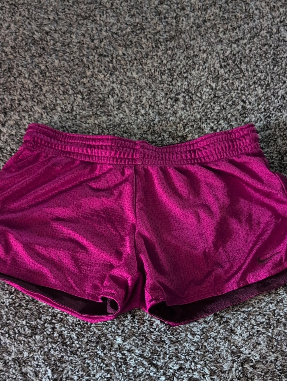 Nike Women's Athletic Mesh Shorts - Fuchsia